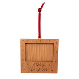 Christmas Hanger Ornament L4 Wood 70 x 45mm Insert - Pack of 12